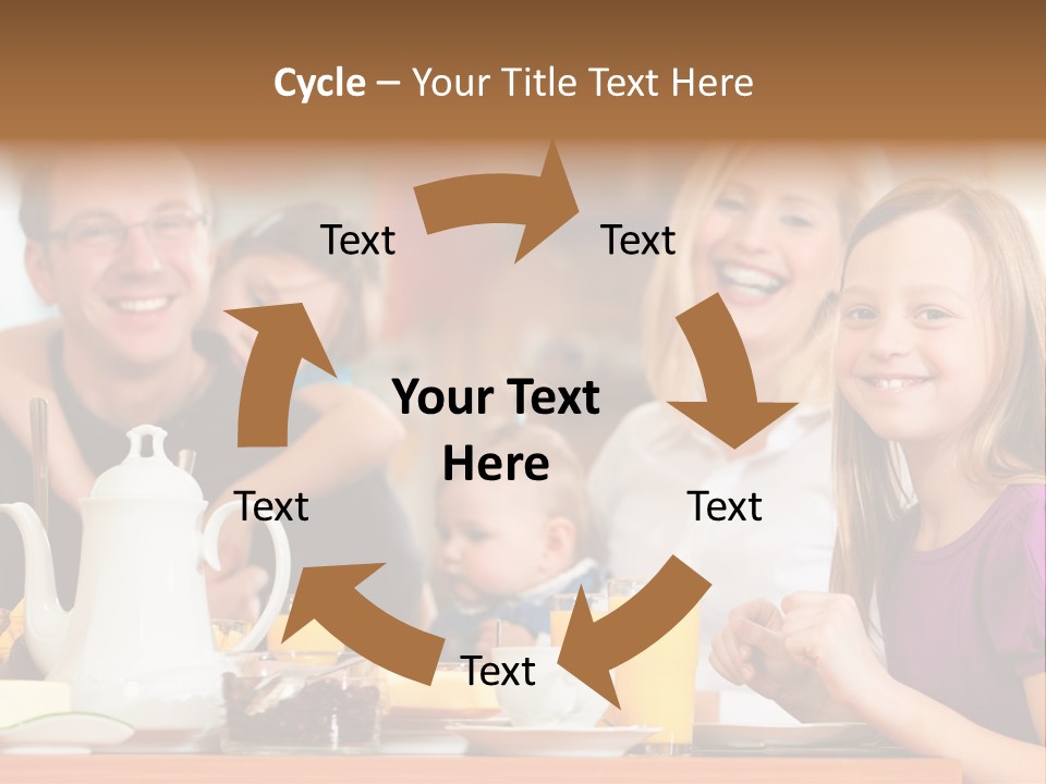 Baby Morning People PowerPoint Template