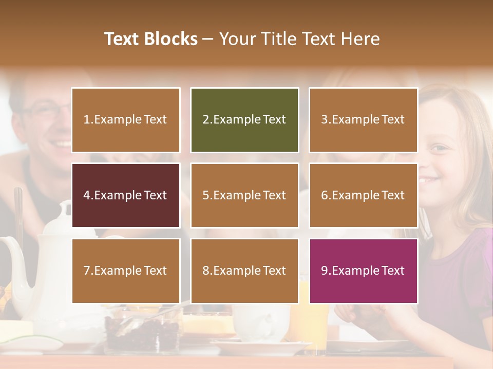 Baby Morning People PowerPoint Template