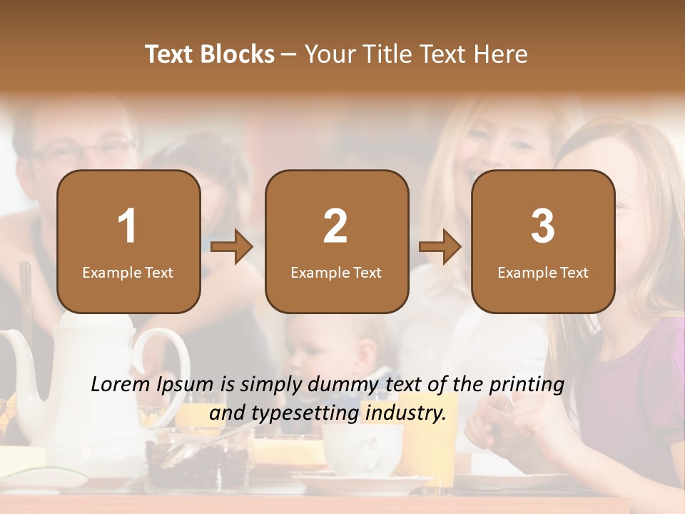 Baby Morning People PowerPoint Template