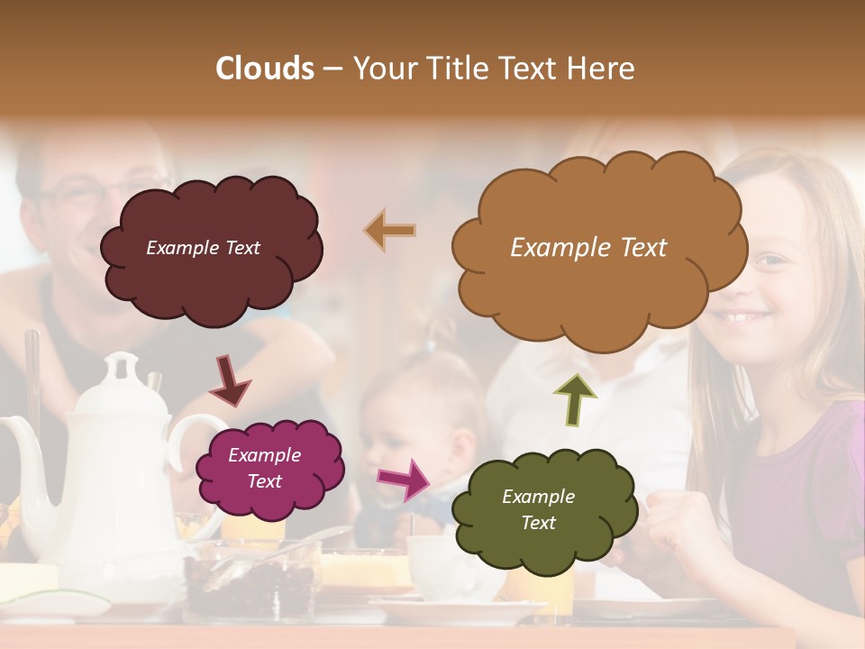 Baby Morning People PowerPoint Template