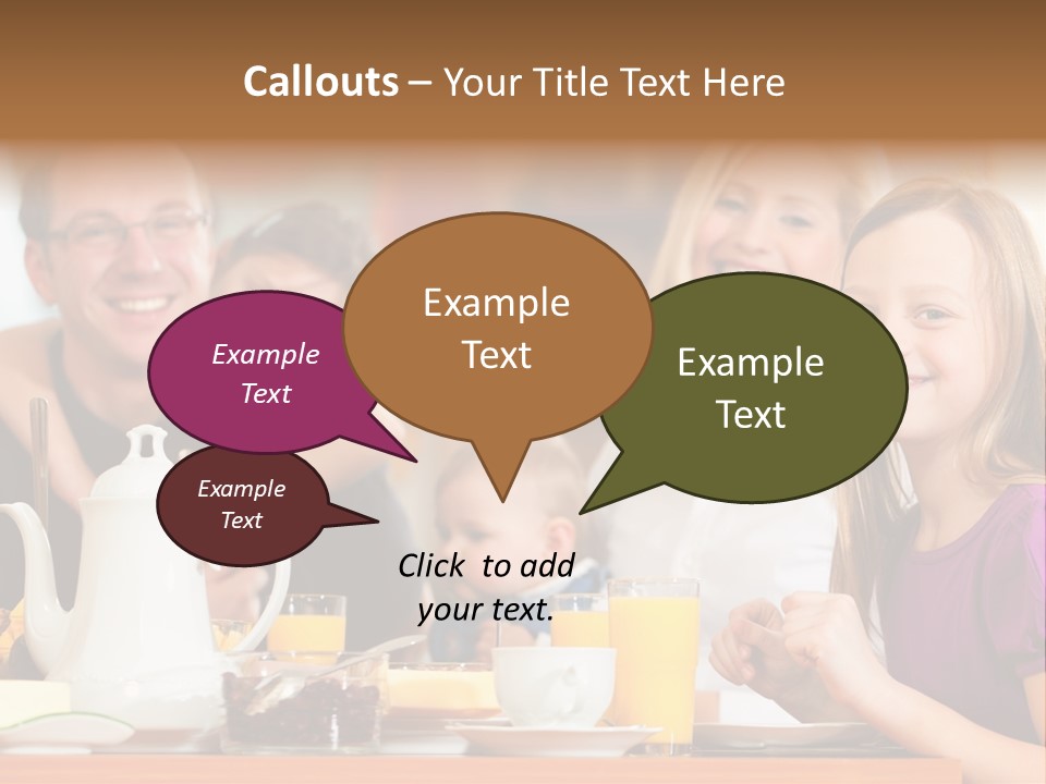 Baby Morning People PowerPoint Template