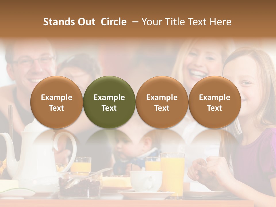 Baby Morning People PowerPoint Template