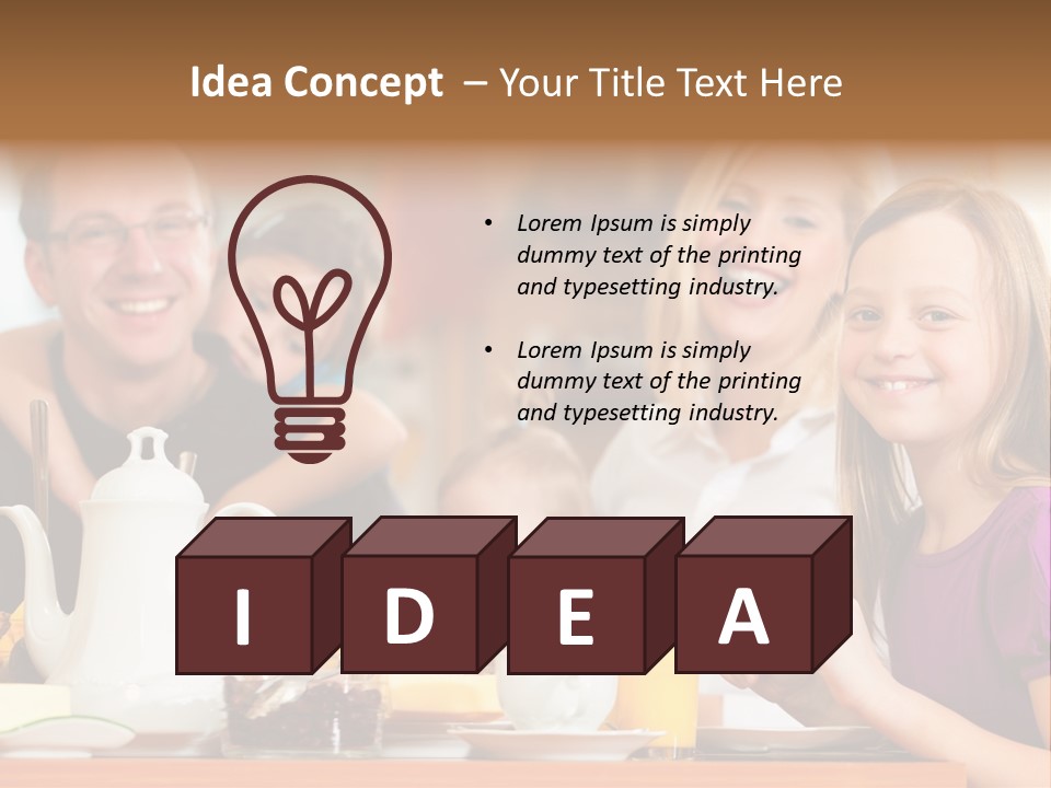 Baby Morning People PowerPoint Template