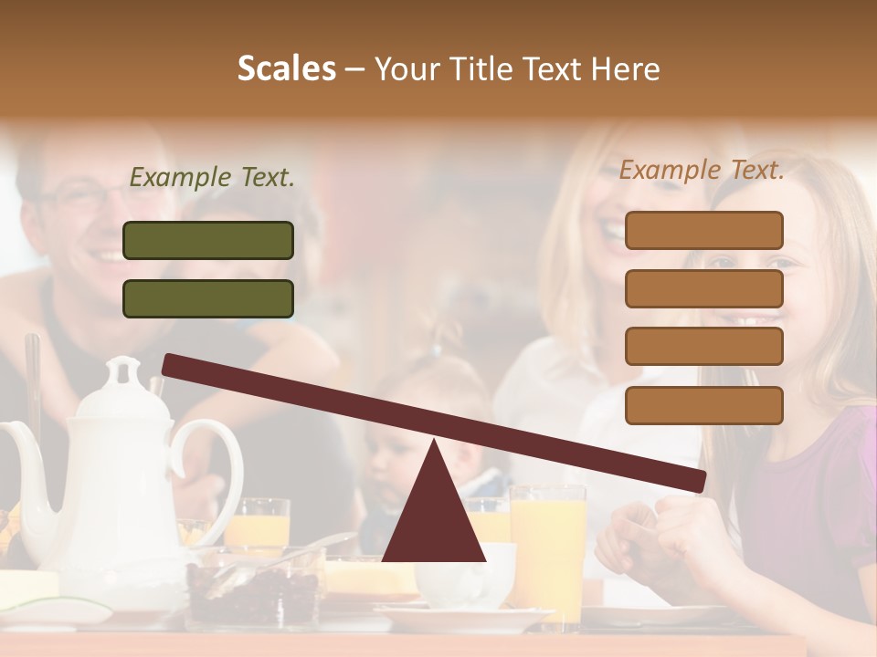 Baby Morning People PowerPoint Template