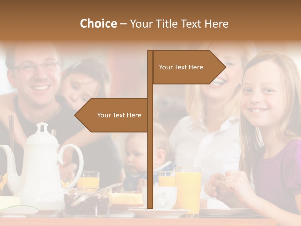 Baby Morning People PowerPoint Template