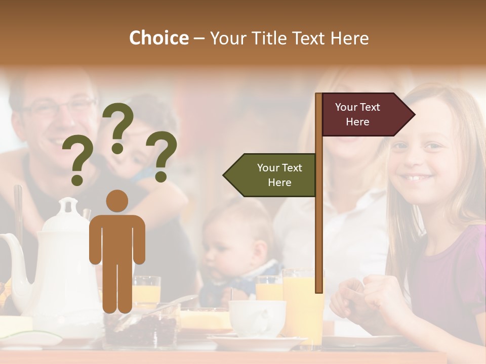 Baby Morning People PowerPoint Template