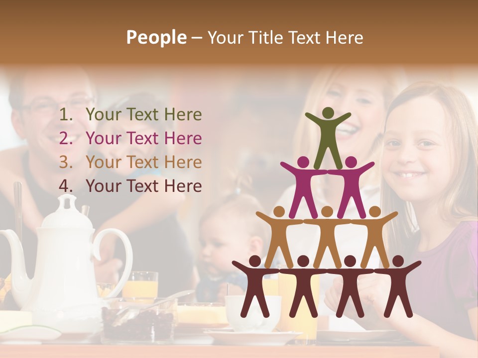 Baby Morning People PowerPoint Template