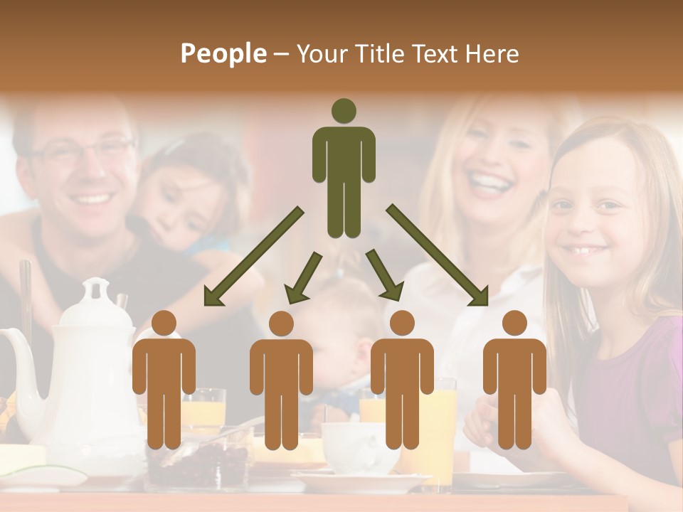 Baby Morning People PowerPoint Template