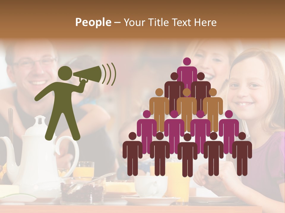 Baby Morning People PowerPoint Template