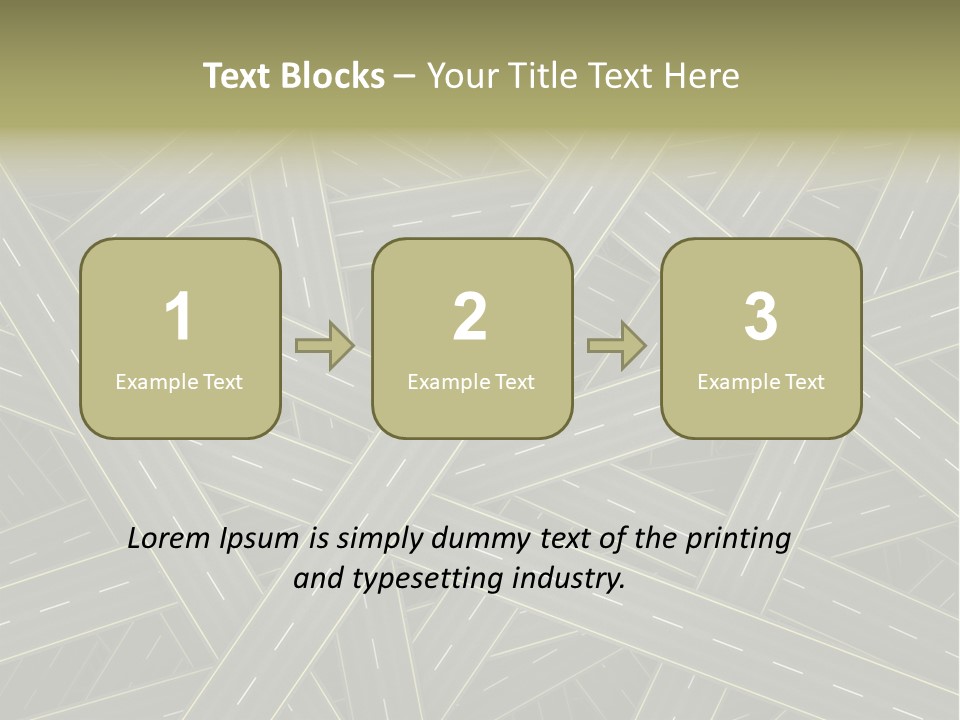 Background Roadway Direction PowerPoint Template