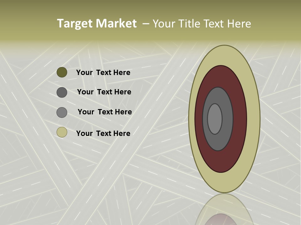 Background Roadway Direction PowerPoint Template