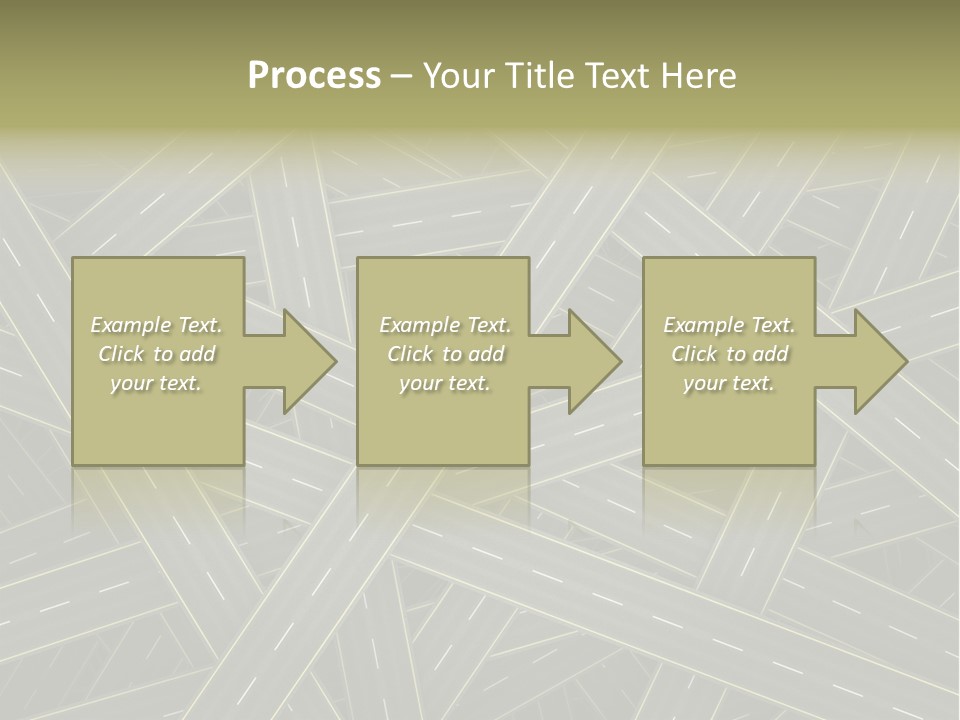 Background Roadway Direction PowerPoint Template