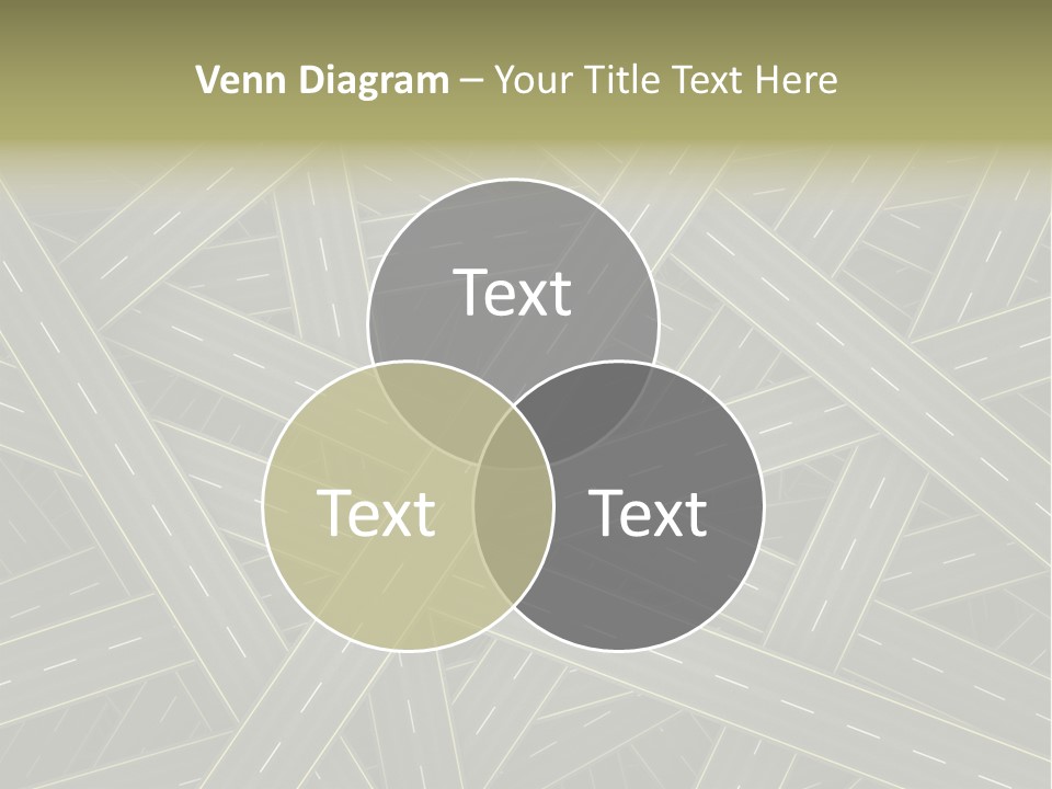 Background Roadway Direction PowerPoint Template