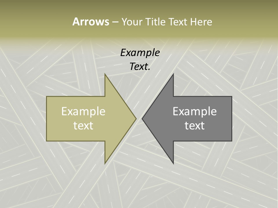 Background Roadway Direction PowerPoint Template