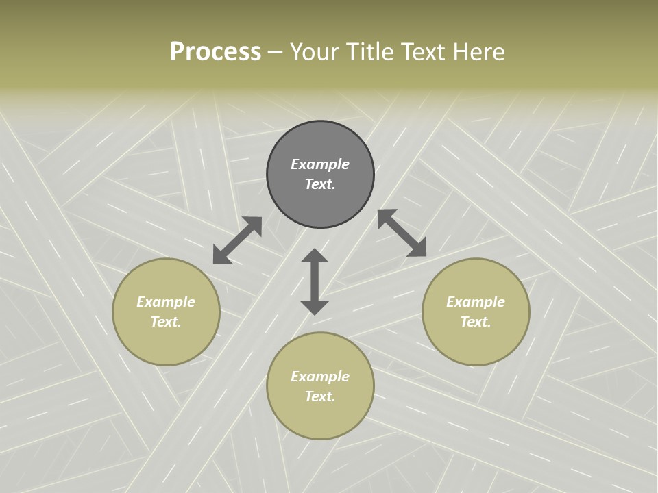Background Roadway Direction PowerPoint Template