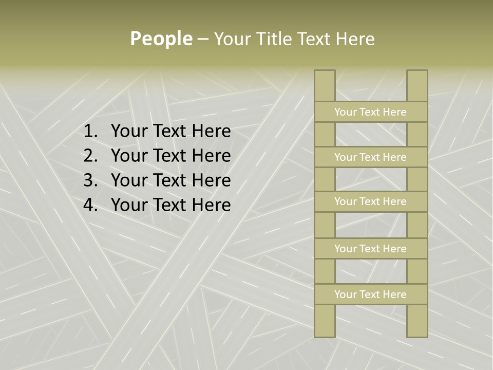 Background Roadway Direction PowerPoint Template