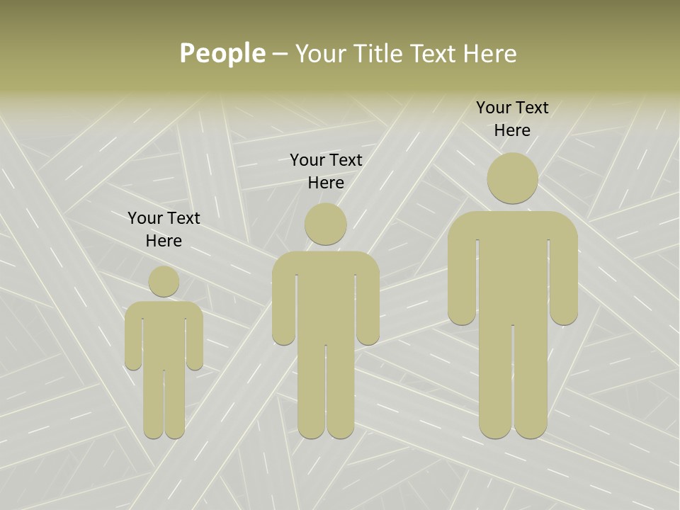 Background Roadway Direction PowerPoint Template