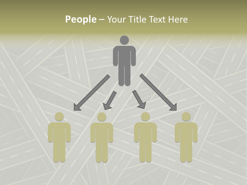 Background Roadway Direction PowerPoint Template