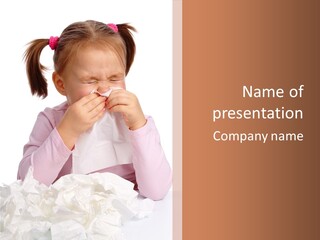 Flu Portrait Human PowerPoint Template