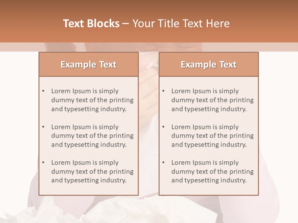 Flu Portrait Human PowerPoint Template