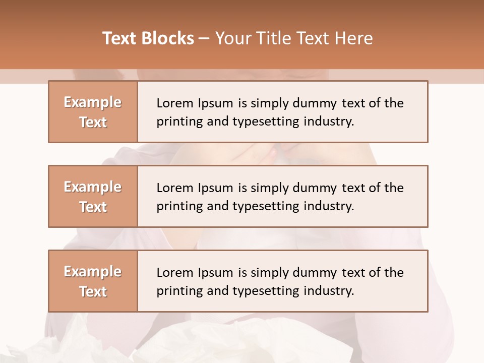 Flu Portrait Human PowerPoint Template