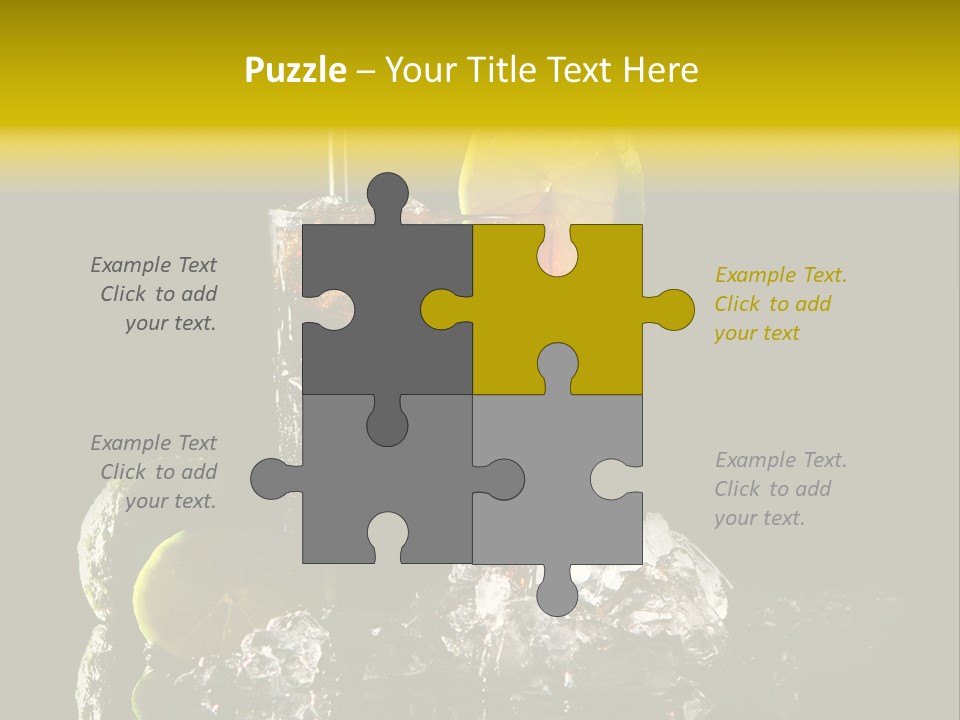 Restaurant Cool Mint PowerPoint Template