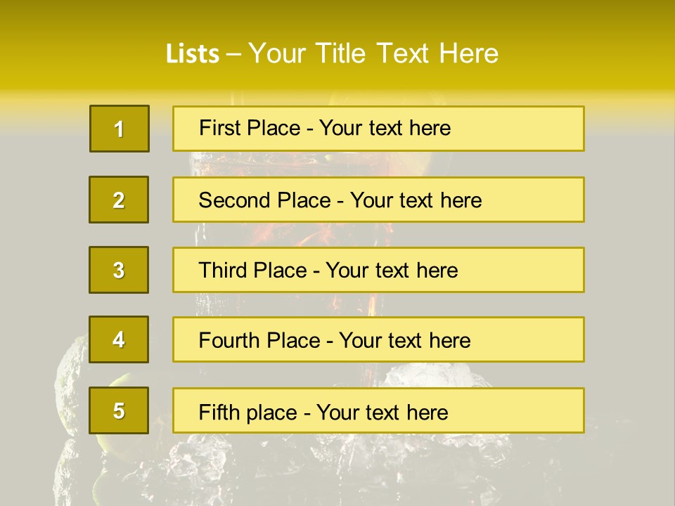 Restaurant Cool Mint PowerPoint Template