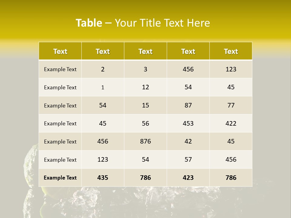 Restaurant Cool Mint PowerPoint Template