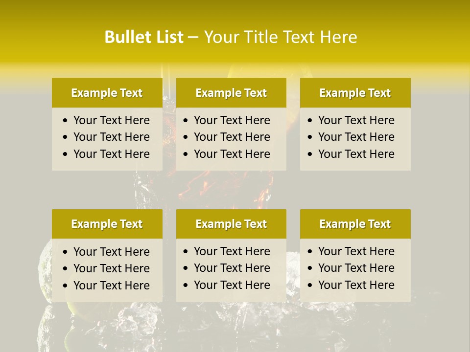 Restaurant Cool Mint PowerPoint Template