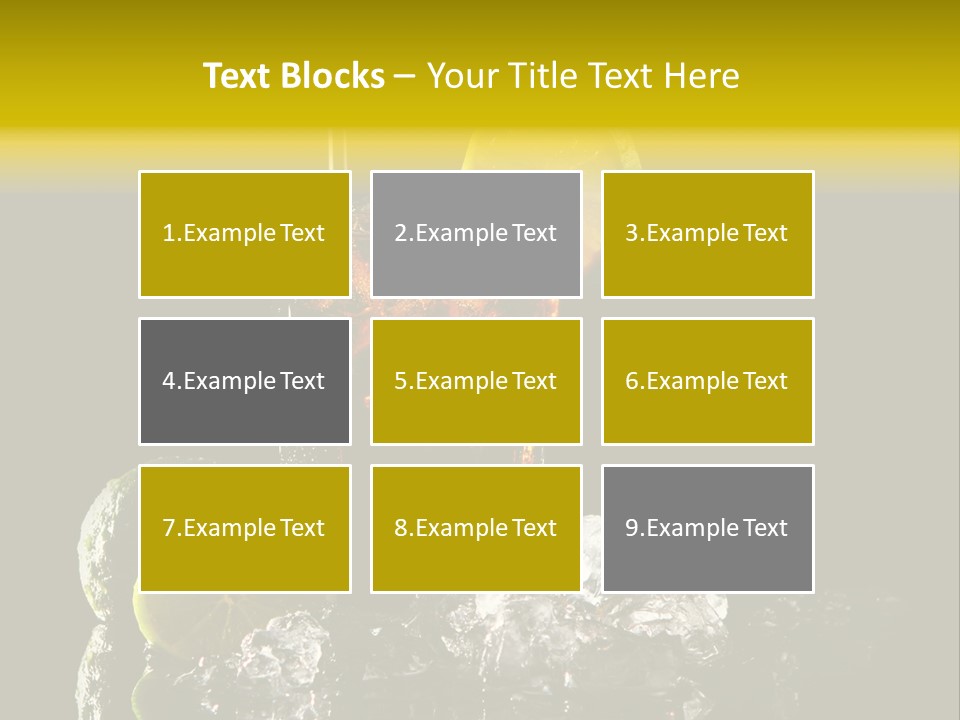 Restaurant Cool Mint PowerPoint Template