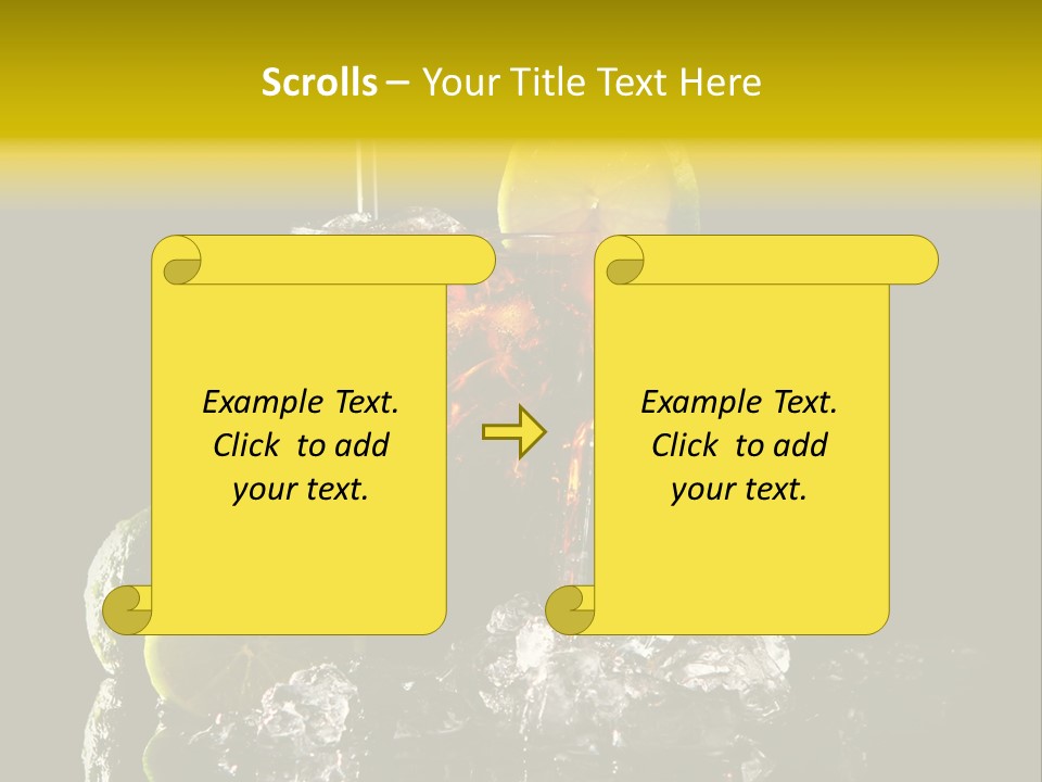 Restaurant Cool Mint PowerPoint Template
