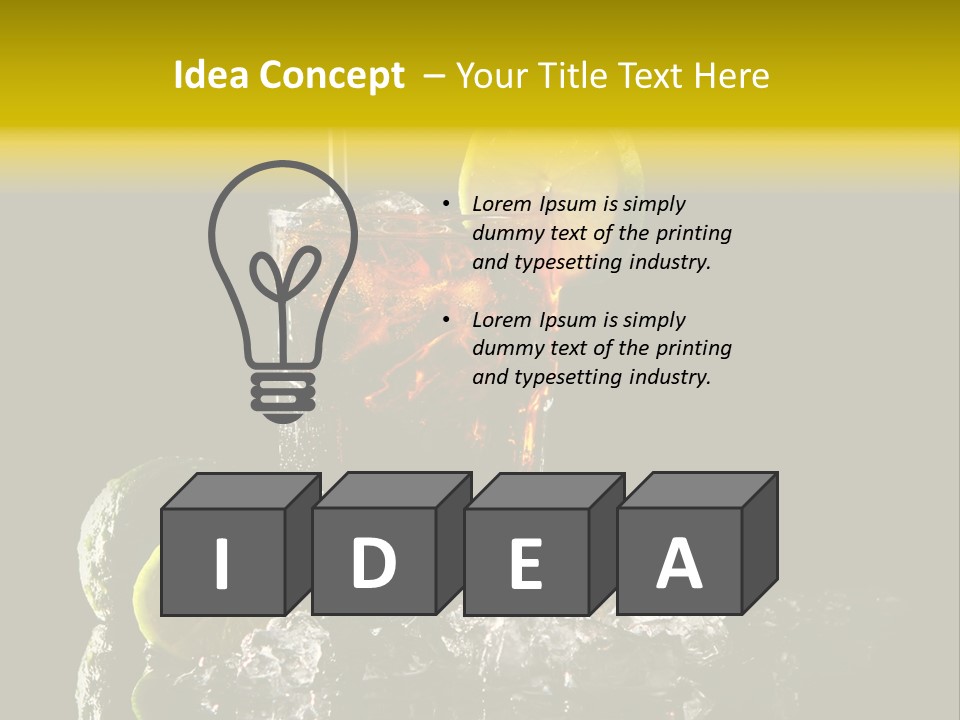 Restaurant Cool Mint PowerPoint Template