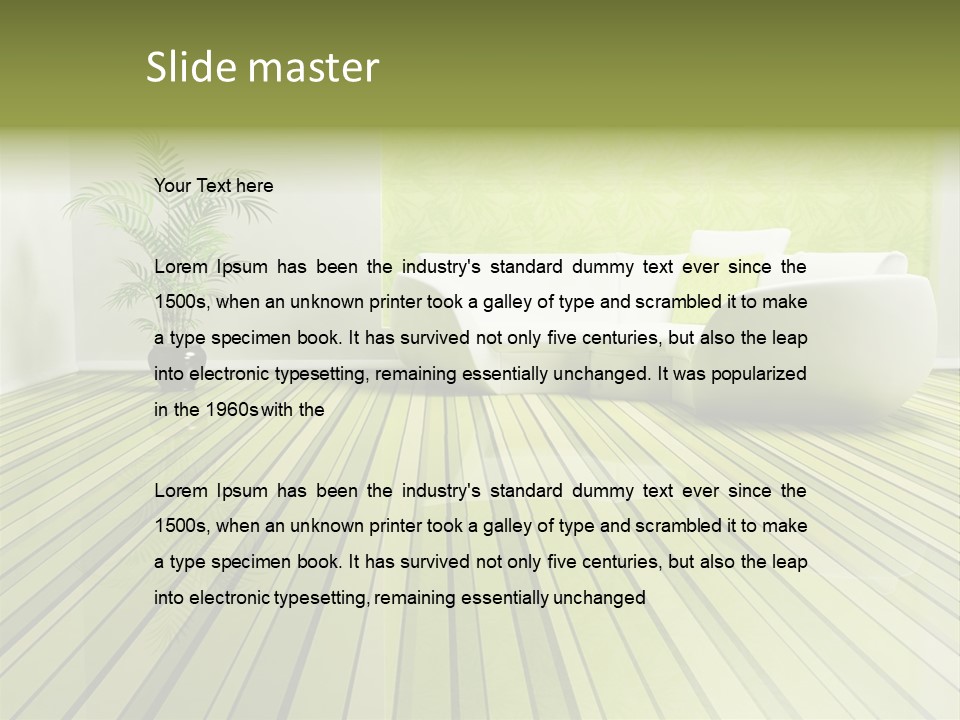 Cute Beauty Black PowerPoint Template