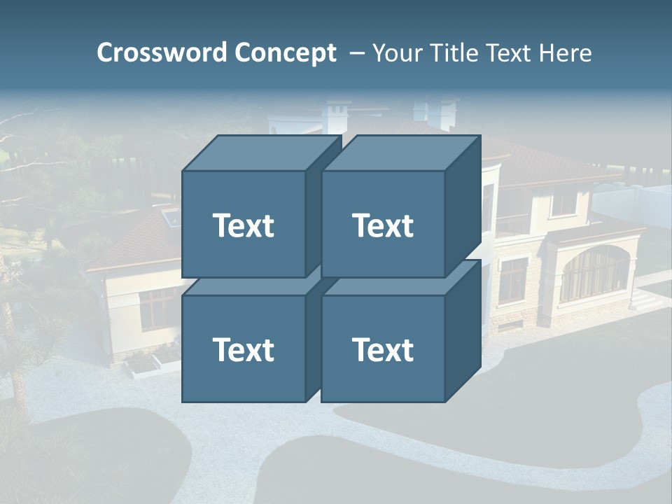 Grass Exterior Real PowerPoint Template