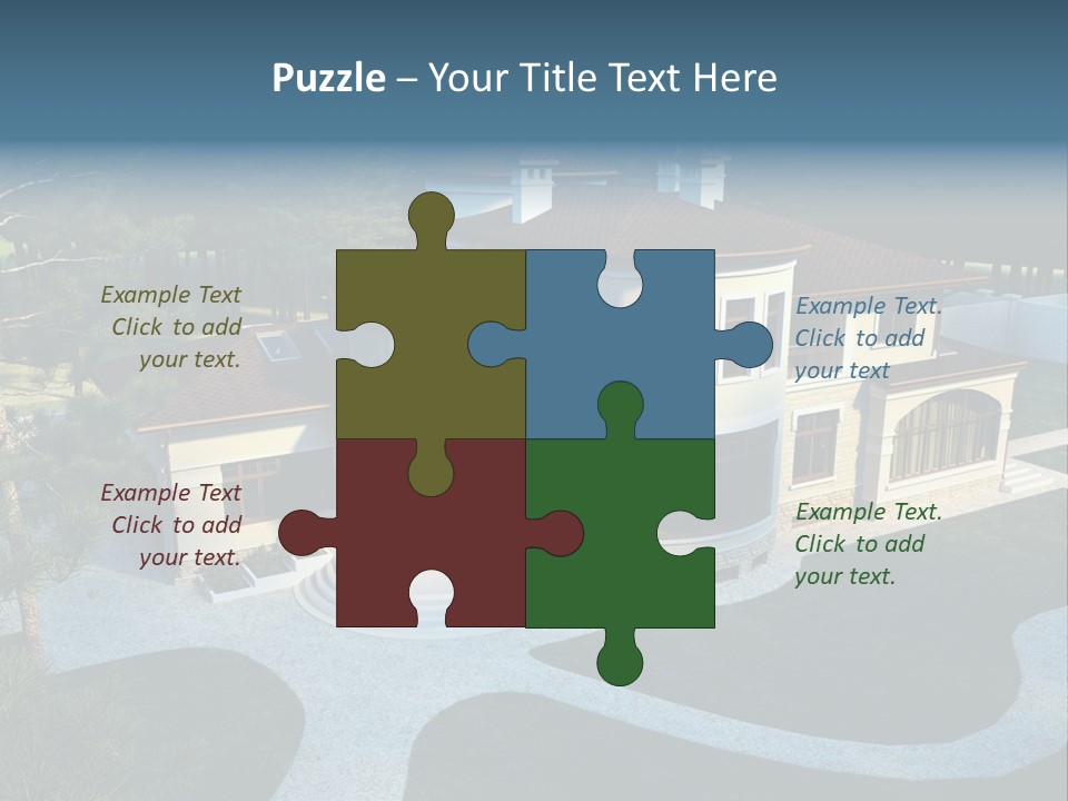 Grass Exterior Real PowerPoint Template