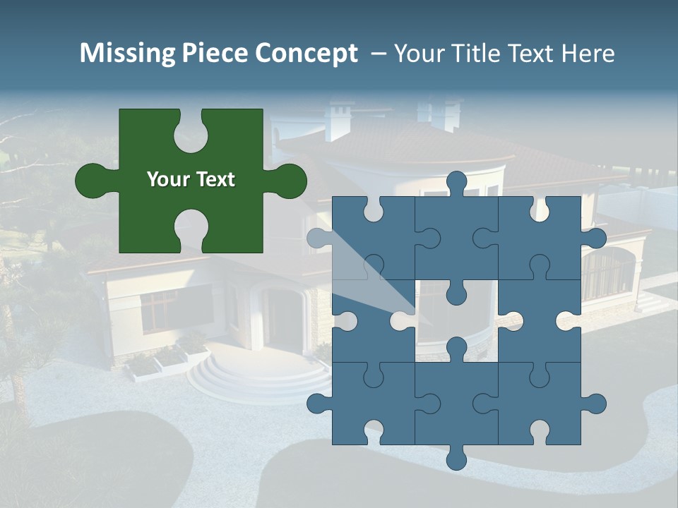 Grass Exterior Real PowerPoint Template