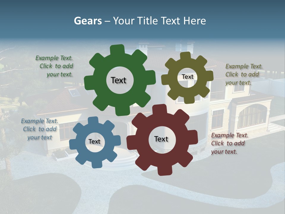 Grass Exterior Real PowerPoint Template