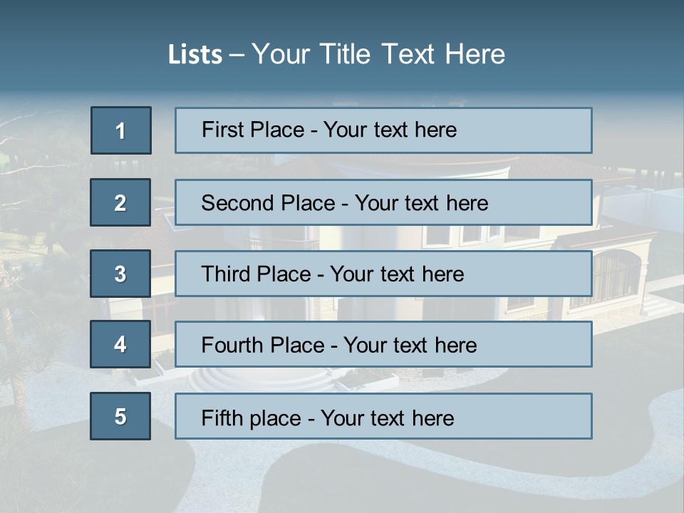 Grass Exterior Real PowerPoint Template