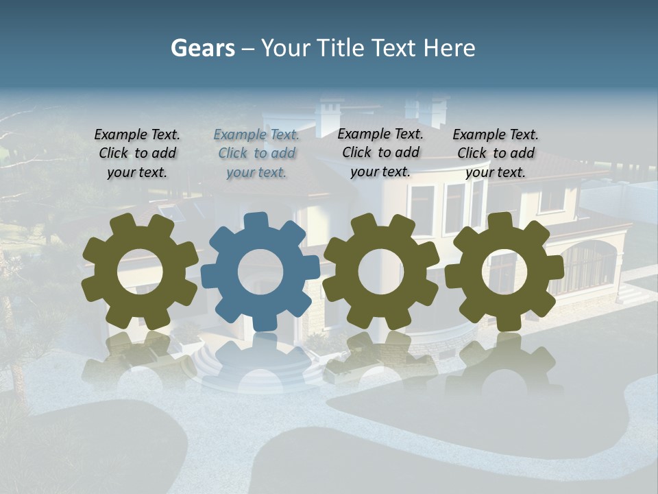 Grass Exterior Real PowerPoint Template