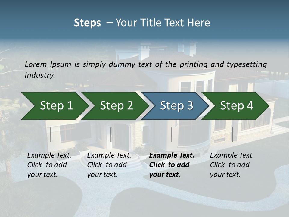 Grass Exterior Real PowerPoint Template