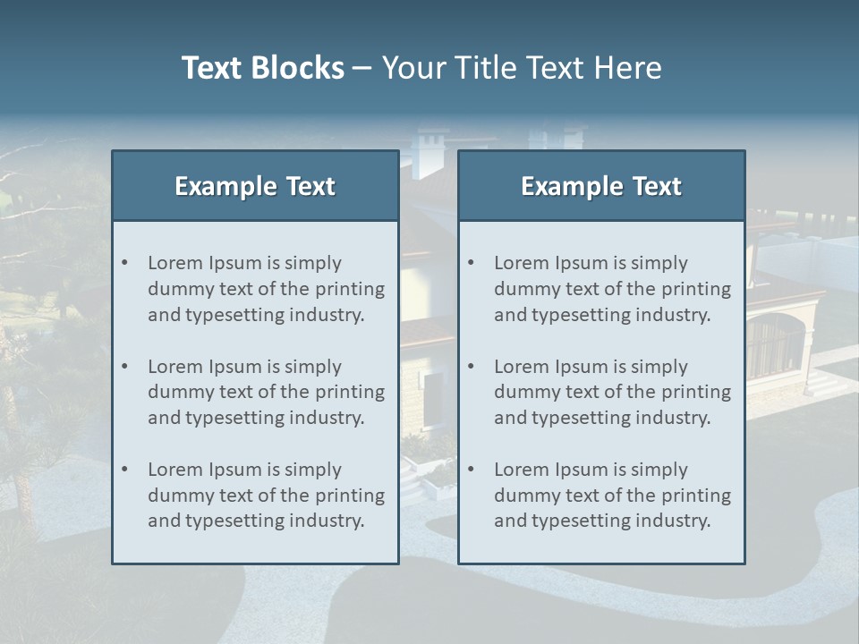 Grass Exterior Real PowerPoint Template