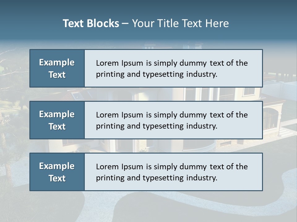 Grass Exterior Real PowerPoint Template