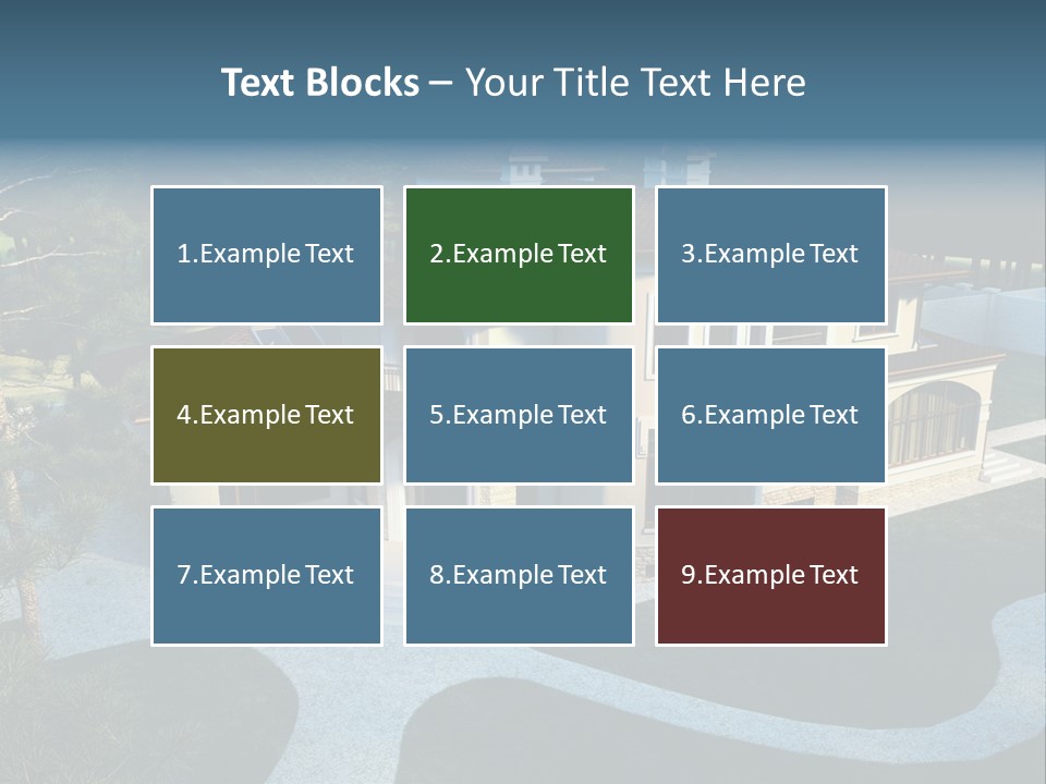 Grass Exterior Real PowerPoint Template