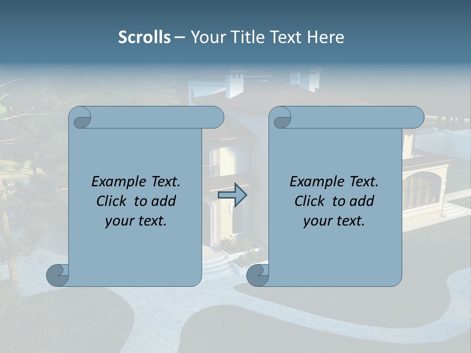 Grass Exterior Real PowerPoint Template