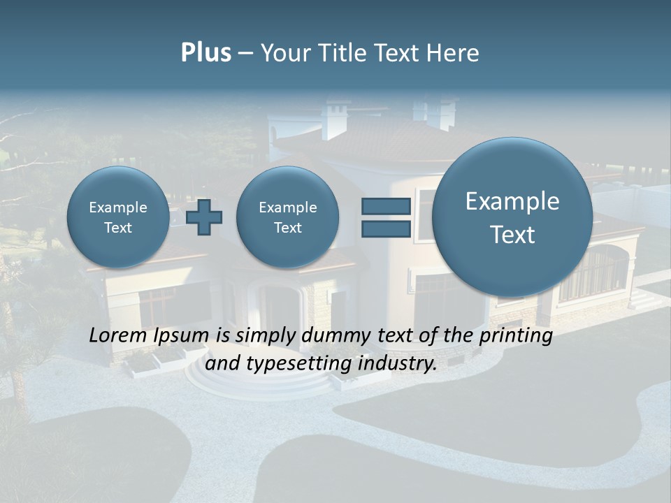 Grass Exterior Real PowerPoint Template