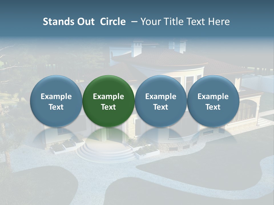 Grass Exterior Real PowerPoint Template