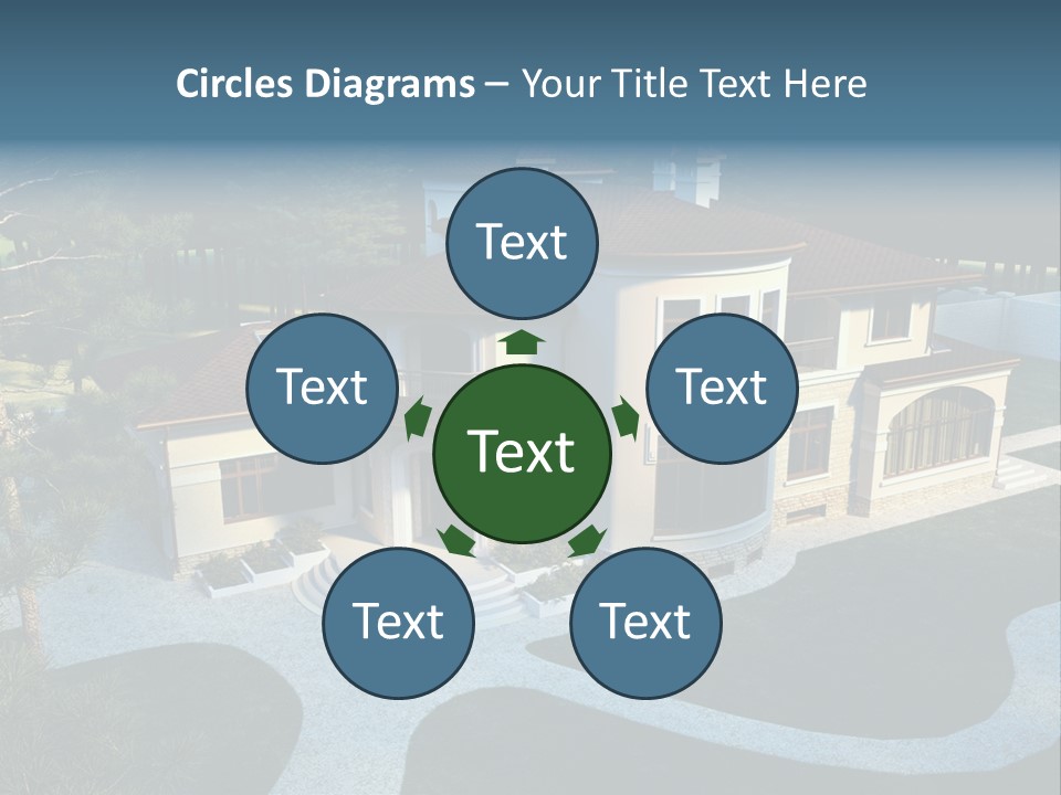 Grass Exterior Real PowerPoint Template