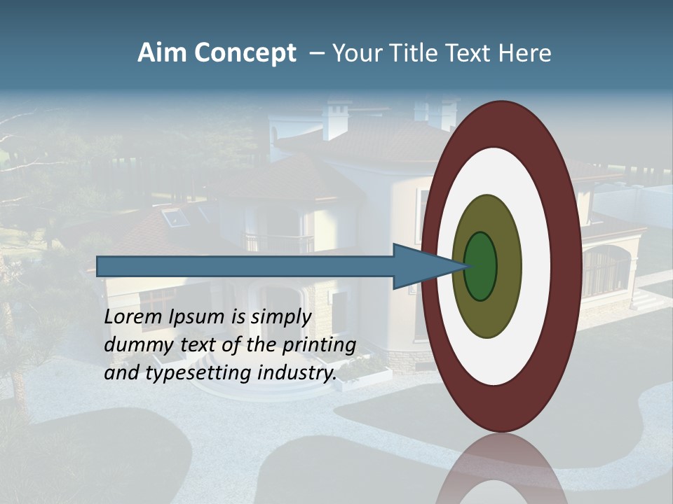 Grass Exterior Real PowerPoint Template