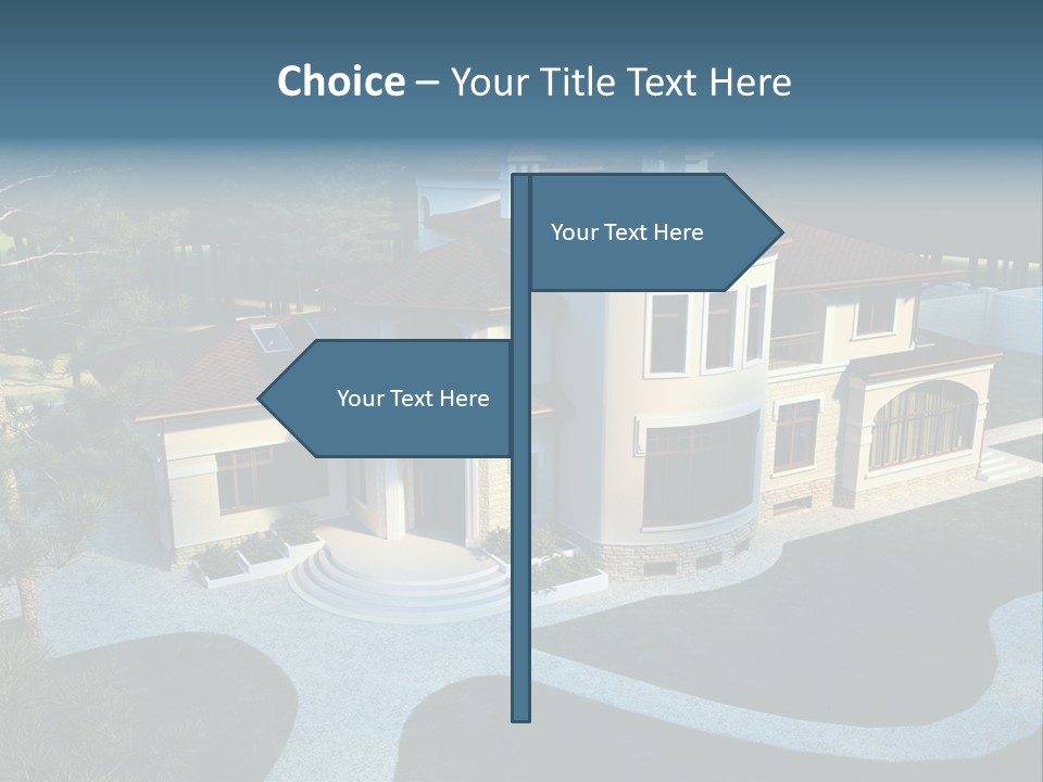 Grass Exterior Real PowerPoint Template