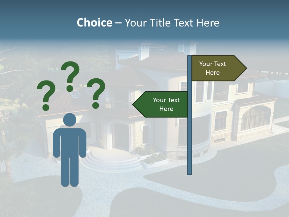 Grass Exterior Real PowerPoint Template